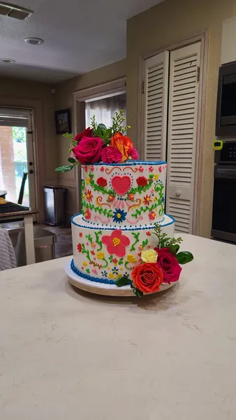 Mexican Floral 2 Tier